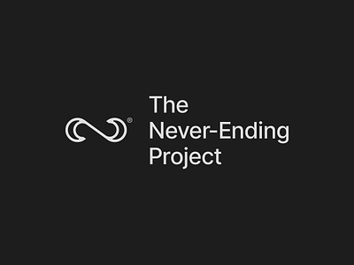 The Never-Ending Project branding infinity instagram interior logo n never ending personal photography symbol