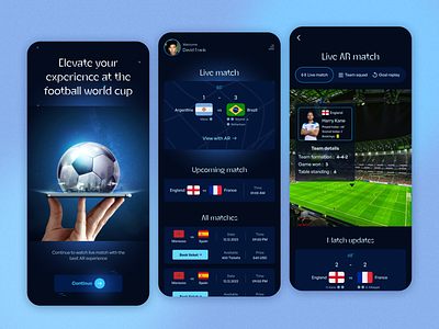 AR VR football game meta sports mobile app design ar ar vr betting booking casino esports football football app game gaming gaming app ios app meta mobile app mobile game soccer sports sports app ticket booking vr