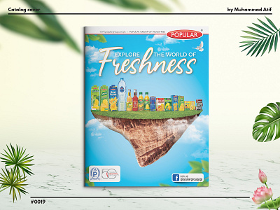 Catalog branding graphic design