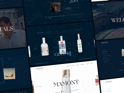 Marussia Beverages - Website alcohol animation art direction bottle exploration interaction interactive map international journey map sake scroll spirits transition travel ui webdesign wine