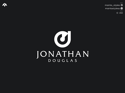 JONATHAN DOUGLAS app branding design dj logo icon illustration jd logo letter logo minimal ui vector