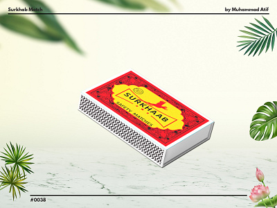 Match box branding graphic design