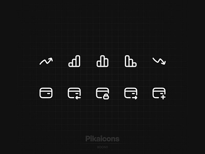 Finance Icons from Pikaicons. icon design interface ui uiux ux uxdesign