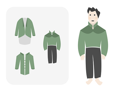 Fashion Clothing Vector Art brand identity branding clothes clothing coat creative design fashion graphic design green illustration jacket logo men clothing ui vector visual identity