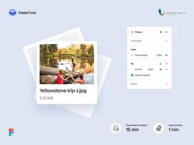 CopyCase - Components animation app application cloud component dashboard design desktop drive figma file file manager product design ui ux web webdesign website