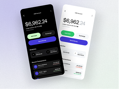 Fintech Mobile App Design app app redesign cryptocurrency design product design ui uiux ux
