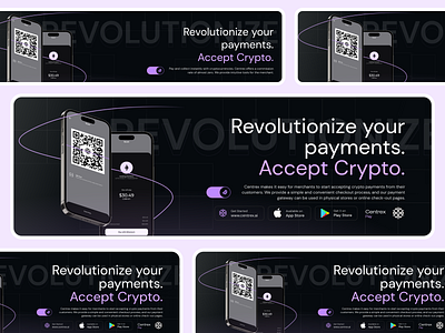 Centrex advertising / Twitter, Facebook & LinkedIn Social Media branding crypto cryptocurrency exchange design facebook ig linkedin social media tw twitter ui