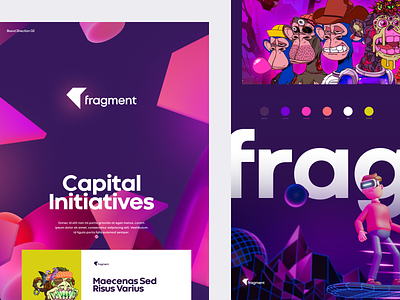 Fragment app branding design icon identity illustration logo ui vector website