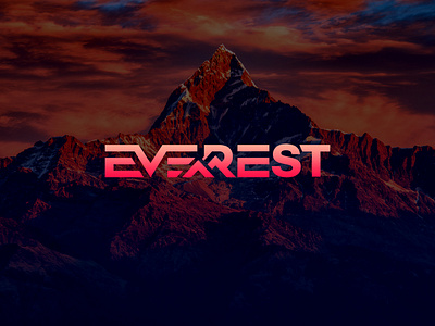 Everest Logo branding design everest logo graphic design icon identity illustration logo logodesign minimal logo mountain logo outdoor logo print ui vector
