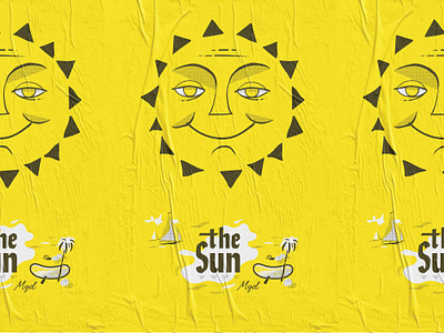 Myd - The Sun | Poster 2 color aiga aiga jacksonville dj gig poster illustration music poster myd poster summer sun yellow