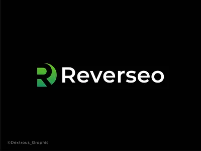 Reverseo brand branding engineer gradient icon logo logo mark modern negative space r r logo reverse seo software space tech visual identity