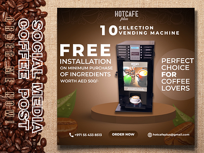 Coffee HOTCAFE social media template animation branding coffee graphic design instagram flyer instagram posts motion graphics nescafe post template social media social media banner social media instagram social media kit social media post social media template story banner ui