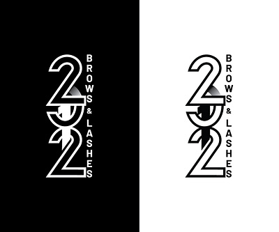 Number logo black and white logo branding graphic design line art logo design minimalist number logo name logo number logo unique style