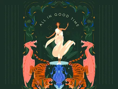 2023 Mantra! digital art green illustration photoshop