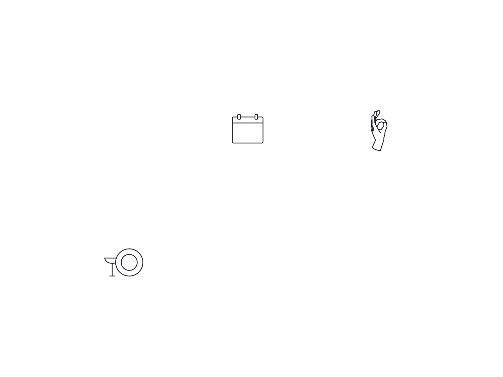 Animated set of icons for Scandinavian gourmet festival animation arrow branding chef design fine dining flatdesign food gif gourmet graphic design icon icons illustration logo plate sparkle ui vegetarian wine