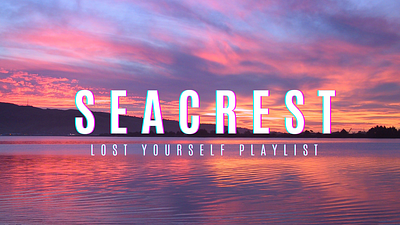 a simple music-themed thumbnail with a beautiful ocean image invitation