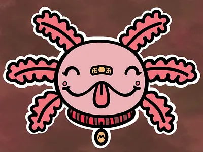 Mudpuppy Logo/Mascot Design branding character design graphic design illustration logo mascot vector