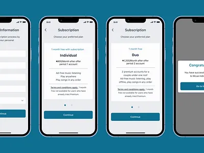 Subscription process #dailyui app design product design subscribe subscription ui ux uxdesign