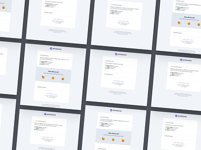 ProSource Service Ticket Email Templates 2023 brand branding concept design email graphic design logo marketing typography ui user experience