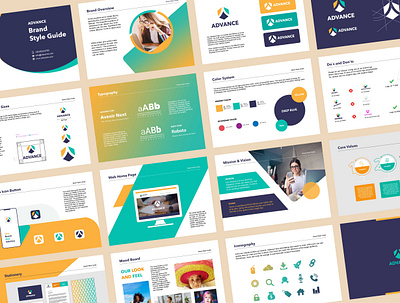 Advance Brand Guidelines. brandbook branddesign brandguide brandguidelines branding brandingdesign brandingguide brandingkits brandingservices brandmanual brands brandstyleguide consultingbrandguide consultingbrandguidelines logoguidelines mdnuruddinsarker modernbrandguide nur techbrandguidelines