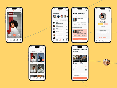 Dating app design designer figmadesign ui