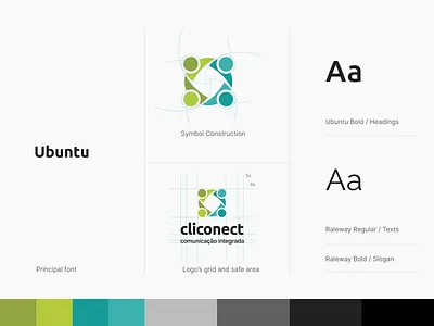 Cliconect - Visual identitty board app branding design graphic design illustration logo typography ui ux vector