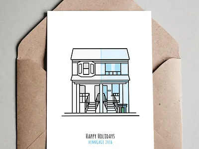 Venngage Company Card, 2016 design illustration