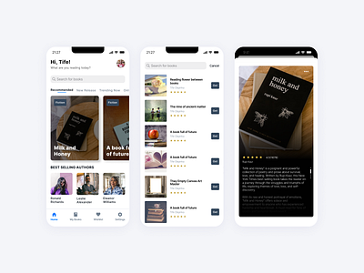 Online Book Store Exploration branding design illustration ui ui ux ui ux design uidesign ux uxdesign