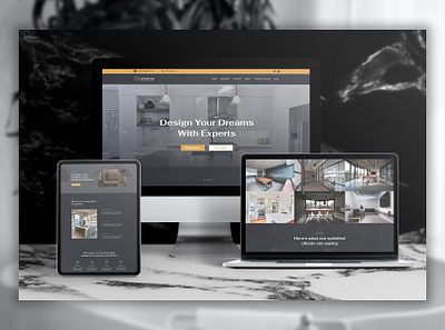 kitchen and Bath Remodeling Website 3d appui architecture branding clean color concept construction design graphic design modern newest typography ui user interface ux design website