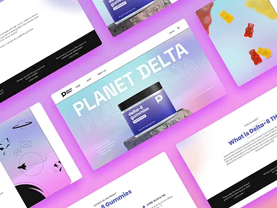 Planet Delta brand guidelines branding design graphic design logo web design