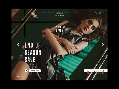 Fashion | Special offer branding design digital design fashion fashion layout figma graphic design inspiration layout layout inspiration photography photoshop sale typography ui ui design uxui wb design women