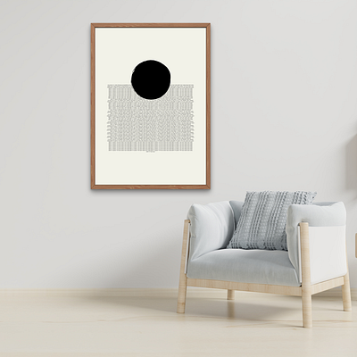 Typography and Geometric Wall Art design graphic design wall art