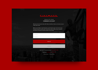 Alexa Skill Concept // Cinemark Alexa Skill Login branding design graphic design ui ux web design