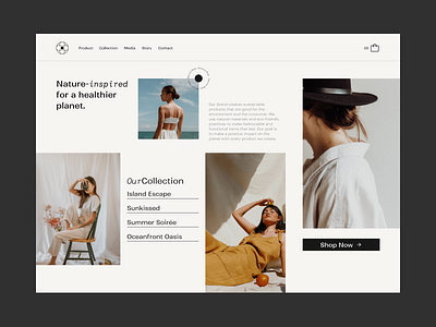 SOMA Fashion Store Website clothing eco editorial fashion fashion brand fashion landing page fashion magazine fashion store website minimalist site store ui ux vintage web