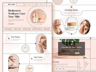 Neauthy Website Interface beauty beauty product beautytrend cosmetic design e commerce face treatment hair treatment italian brand makeup makeupartist makeuplover neauthy popular product skin care ui user experience design user interface website