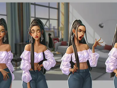 Game CG design game illustration illustration