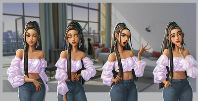 Game CG design game illustration illustration