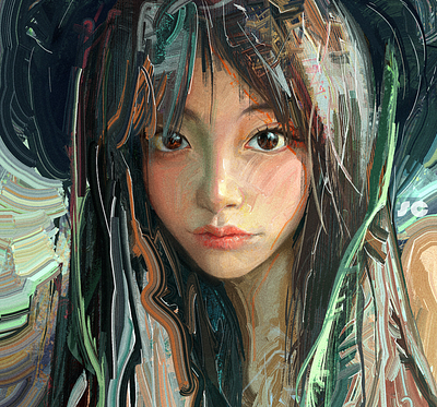 portrait illustration design illustration