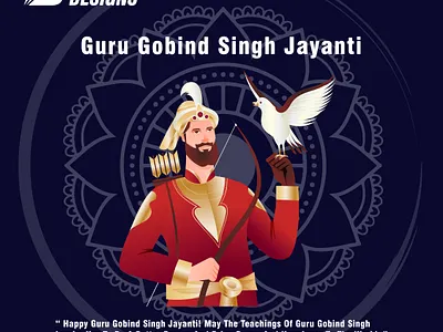 Guru Gobind Singh Jayanti branding design graphic design illustration logo post soicalmedia ui ux vector