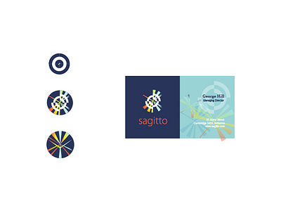 Sagitto logo branding graphic design logo