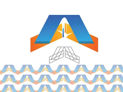 A Airplane Logo Design best logo branding graphic design logo logo collection logo design logo type modern logo