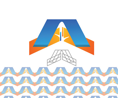 A Airplane Logo Design best logo branding graphic design logo logo collection logo design logo type modern logo