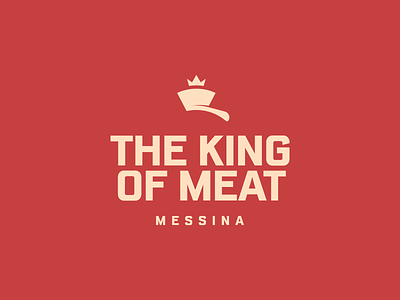 The King Of Meat | Butchery Brand Identity brand identity branding butcher design illustration logo logo design typography