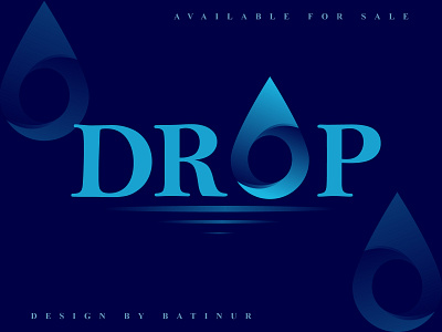 Drop Logo-Unused abstract logo branding combination mark combination mark logo creative logo drop logo gradient logo graphic design letter logo logo logo concepts logo design logo designer logo ideas logo inspiration logo room professional logo unused logo water logo wordmark logo