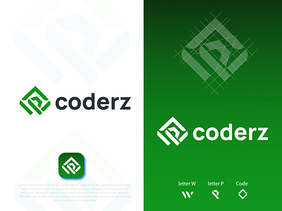 coderz, web, mobile app development company, modern logo design best logo branding code colourful logo company marketing sell creative design graphic design identity identity branding logo logo mark logodesign logotype programming software company software development