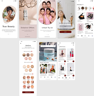 True Beauty APP figma ui