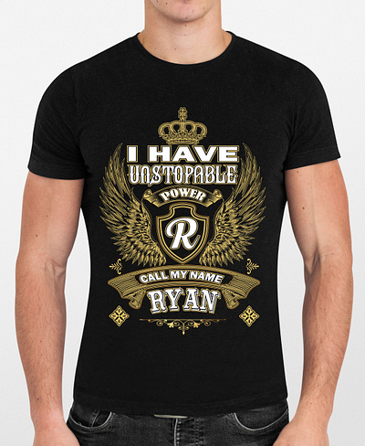 Custom typography t shirt 3d branding design graphic design illustration logo typography ui ux vector
