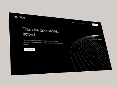 Nilus Homepage Animation altalogy fintech homepage motion design nilus saas ui animation ui motion design websiteui