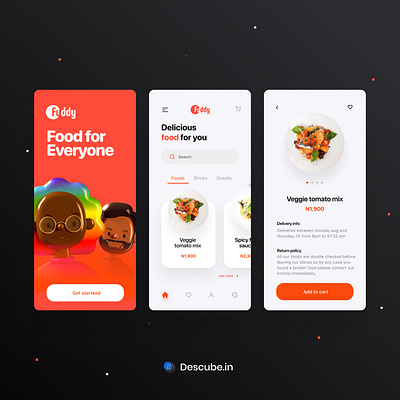 Food App Design app branding creative creativeapp design figma food foodapp illustration newfood ui ux