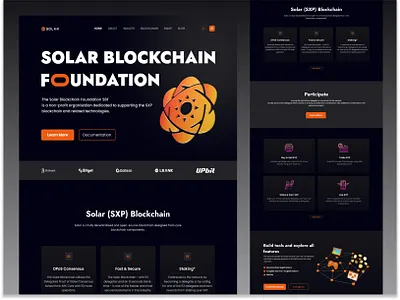 NFT landing page redesign blockchain crypto design home page landing page nft nft website typography ui ux web website website design